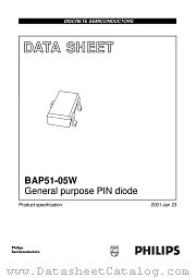 BAP51-05W datasheet pdf Philips