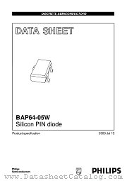 BAP64-05W datasheet pdf Philips