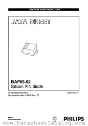 BAP65-02 datasheet pdf Philips
