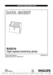 BAS216 datasheet pdf Philips