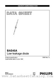 BAS45A datasheet pdf Philips
