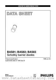 BAS81 datasheet pdf Philips