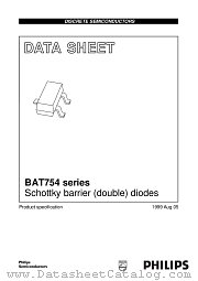 BAT754 datasheet pdf Philips