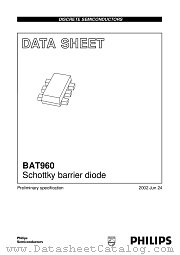 BAT960 datasheet pdf Philips