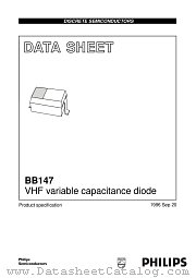 BB147 datasheet pdf Philips