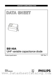 BB149A datasheet pdf Philips
