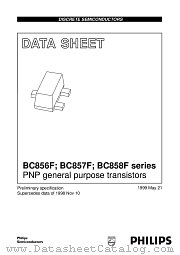 BC858CF datasheet pdf Philips