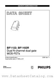 BF1102R datasheet pdf Philips