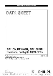 BF1109R datasheet pdf Philips