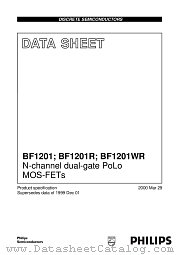 BF1201WR datasheet pdf Philips