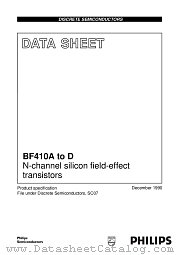 BF410B datasheet pdf Philips