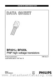BF423L datasheet pdf Philips