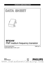 BF824W datasheet pdf Philips
