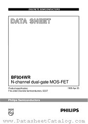 BF904WR datasheet pdf Philips