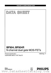 BF904R datasheet pdf Philips