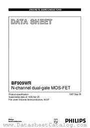 BF909WR datasheet pdf Philips