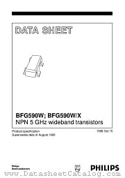 BFG590W datasheet pdf Philips