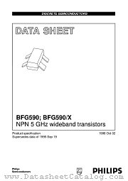 BFG590/X datasheet pdf Philips
