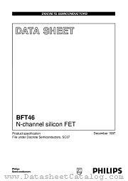 BFT46 datasheet pdf Philips