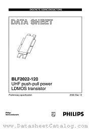 BLF2022-120 datasheet pdf Philips
