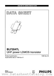 BLF2047L datasheet pdf Philips