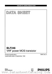 BLF246 datasheet pdf Philips