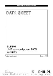 BLF546 datasheet pdf Philips