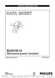 BLS3135-10 datasheet pdf Philips