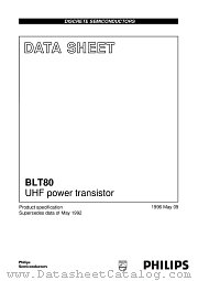 BLT80 datasheet pdf Philips
