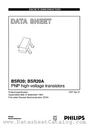 BSR20 datasheet pdf Philips