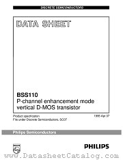 BSS110 datasheet pdf Philips