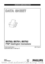 BST62 datasheet pdf Philips
