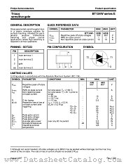 BT134W-600E datasheet pdf Philips