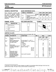 BT134-600E datasheet pdf Philips