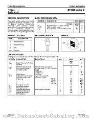 BT136X-600D datasheet pdf Philips