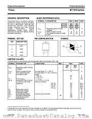 BT137S-800 datasheet pdf Philips