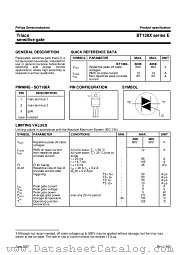 BT138X-800E datasheet pdf Philips