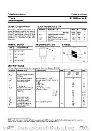BT139B-600E datasheet pdf Philips
