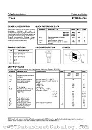 BT139X-600 datasheet pdf Philips