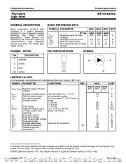 BT148-400R datasheet pdf Philips