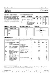 BT149B datasheet pdf Philips