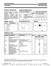 BT152B-800R datasheet pdf Philips