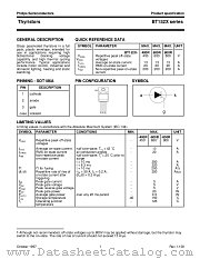 BT152X-800R datasheet pdf Philips