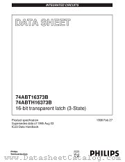 74ABT16373BDL datasheet pdf Philips