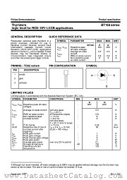 BT168E datasheet pdf Philips