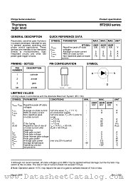 BT258U-600R datasheet pdf Philips