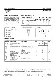 BT258-500R datasheet pdf Philips