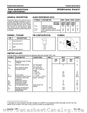 BTA204-800C datasheet pdf Philips