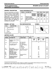 BTA204X-500D datasheet pdf Philips
