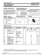 BTA208-800C datasheet pdf Philips